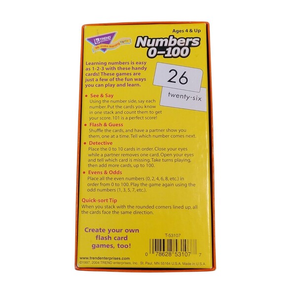 Trend Enterprises Number Division Fraction Skill Drill Flash Cards 3 Sets - Picture 7 of 9